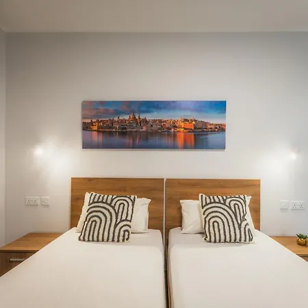New - Only Unit 1 Modern 2-bedroom With Common Heated Jacuzzi By Sf Homes St. Julian's