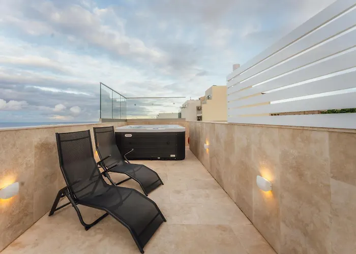 New - Only Unit 1 Modern 2-bedroom With Common Heated Jacuzzi By Sf Homes * San Ġiljan